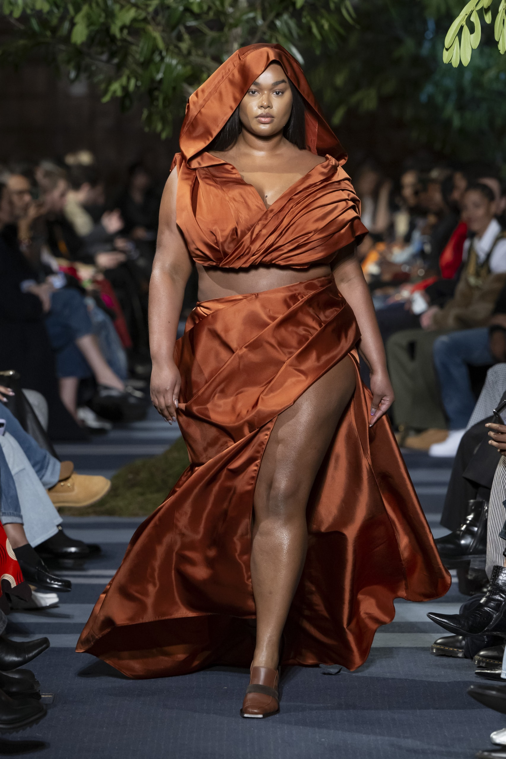 Ahluwalia Fall Winter 2024 London Fashion Week menswear womenswear runway show Levis collaboration Priya Ahluwalia