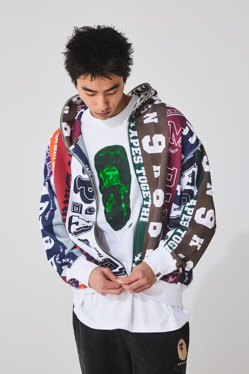 BAPE Spring Summer 2024 Collection 10th Anniversary ANNIVERSARY COLOR CAMO BAPE CORE Lookbook