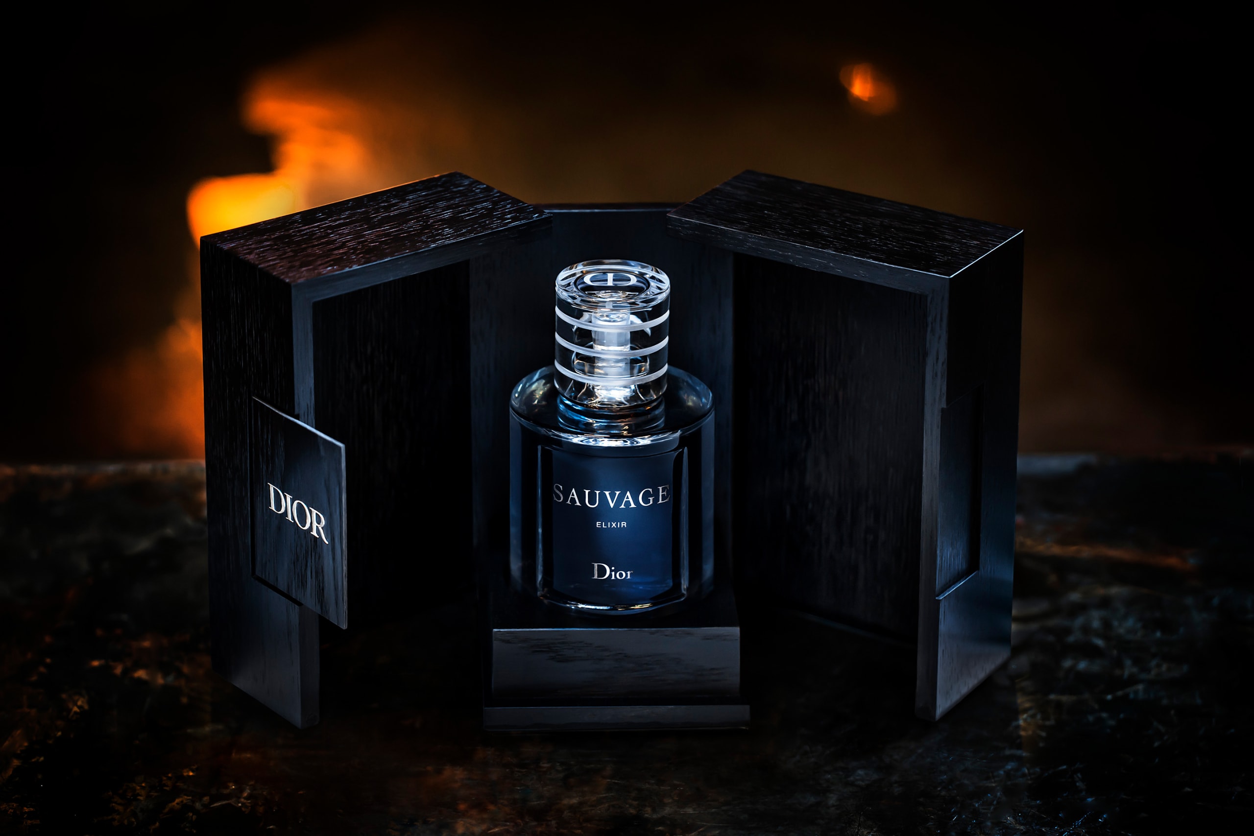 Dior Dropped 200 Limited Prestige Edition Sauvage Elixir, Baccarat Crystal Fragrance Bottles 