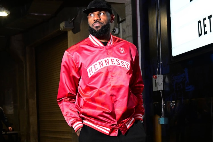 LeBron James Is the First to Wear the Hennessy x Mitchell & Ness Collab