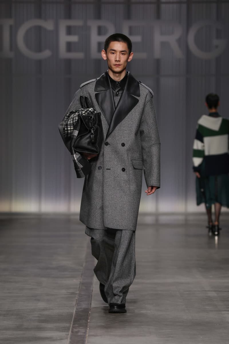 ICEBERG Fall Winter 2024 Milan Fashion Week menswear womenswear runway show James Long