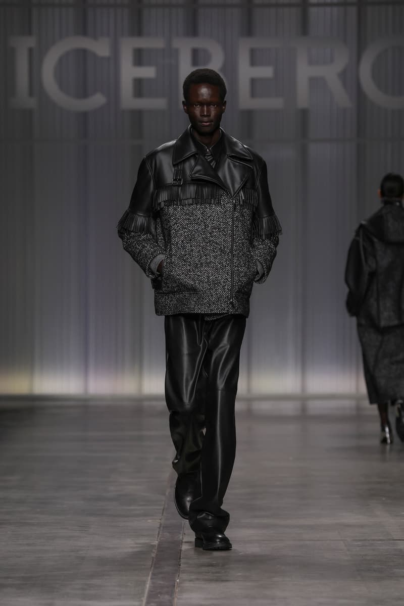 ICEBERG Fall Winter 2024 Milan Fashion Week menswear womenswear runway show James Long