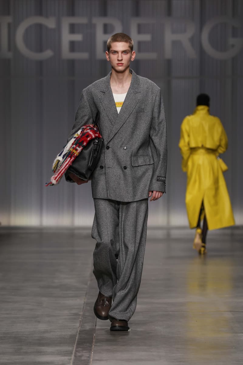 ICEBERG Fall Winter 2024 Milan Fashion Week menswear womenswear runway show James Long