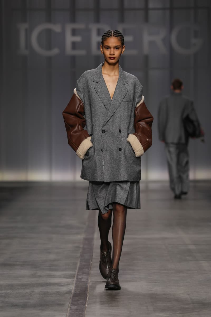 ICEBERG Fall Winter 2024 Milan Fashion Week menswear womenswear runway show James Long