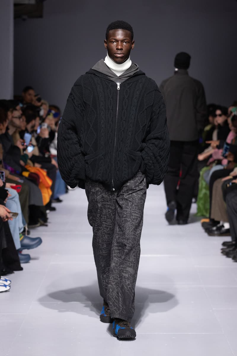 Robyn Lynch Fall Winter 2024 London Fashion Week cp company menswear collaboration runway show