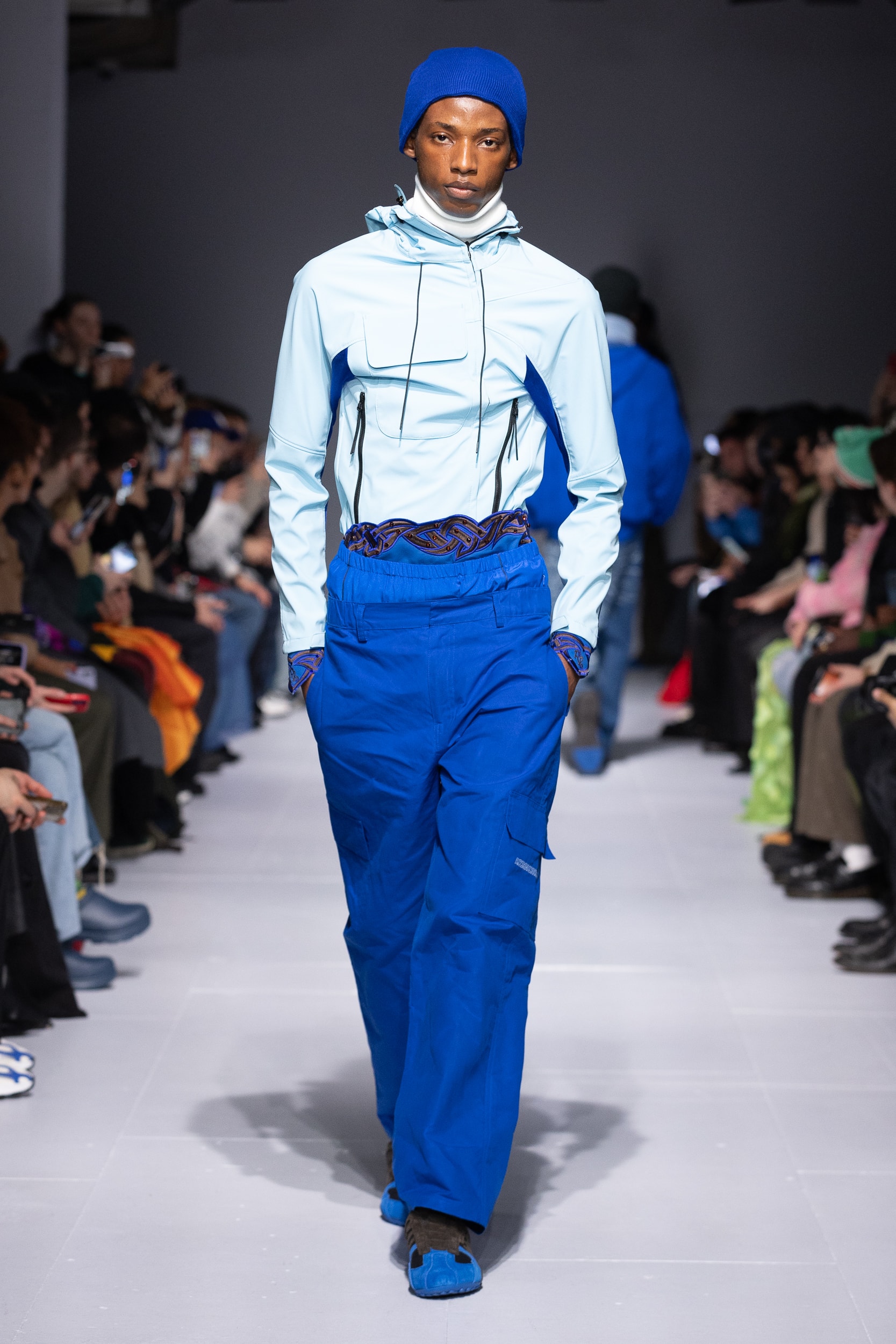 Robyn Lynch Fall Winter 2024 London Fashion Week cp company menswear collaboration runway show