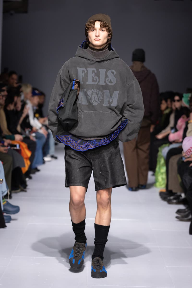 Robyn Lynch Fall Winter 2024 London Fashion Week cp company menswear collaboration runway show