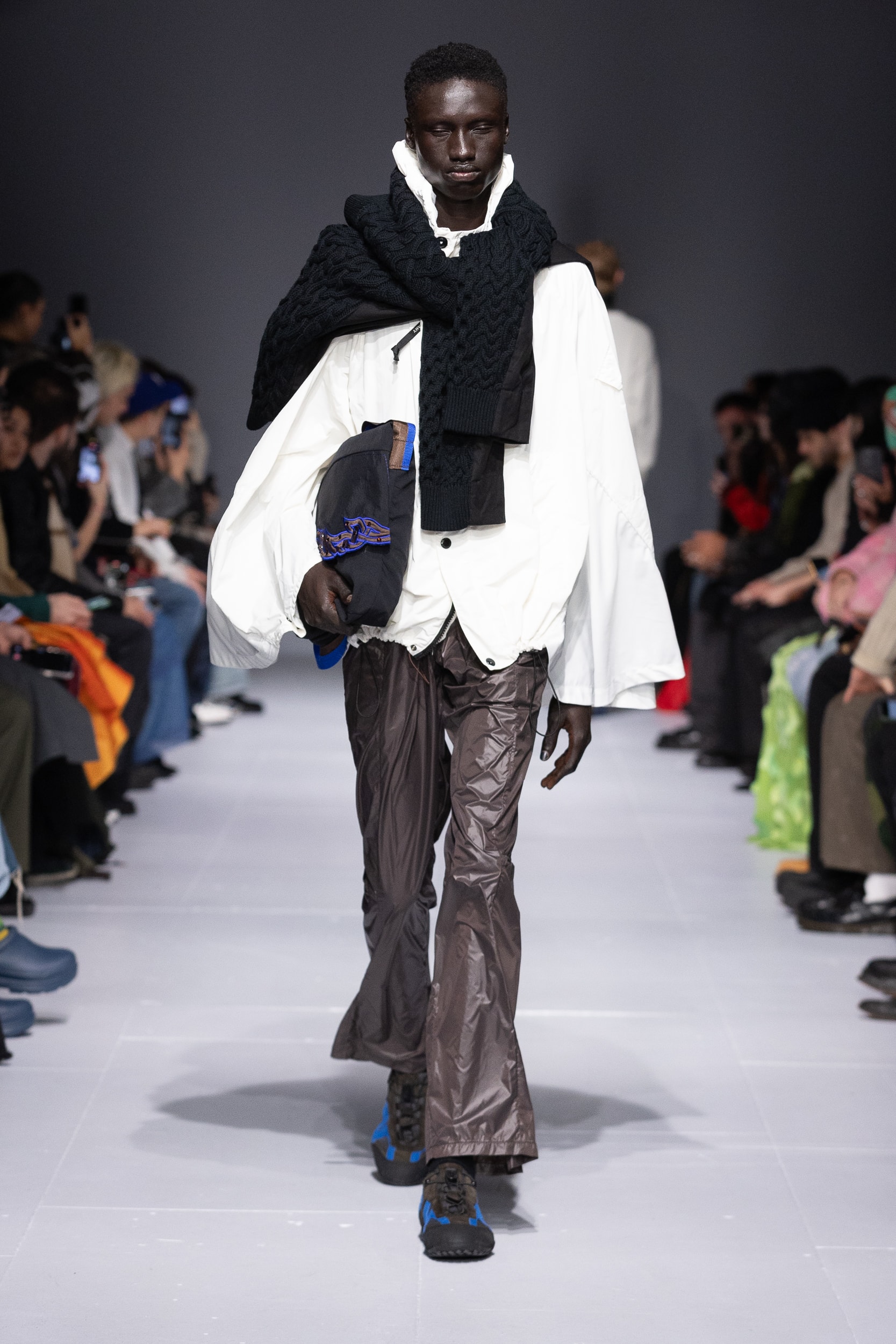 Robyn Lynch Fall Winter 2024 London Fashion Week cp company menswear collaboration runway show