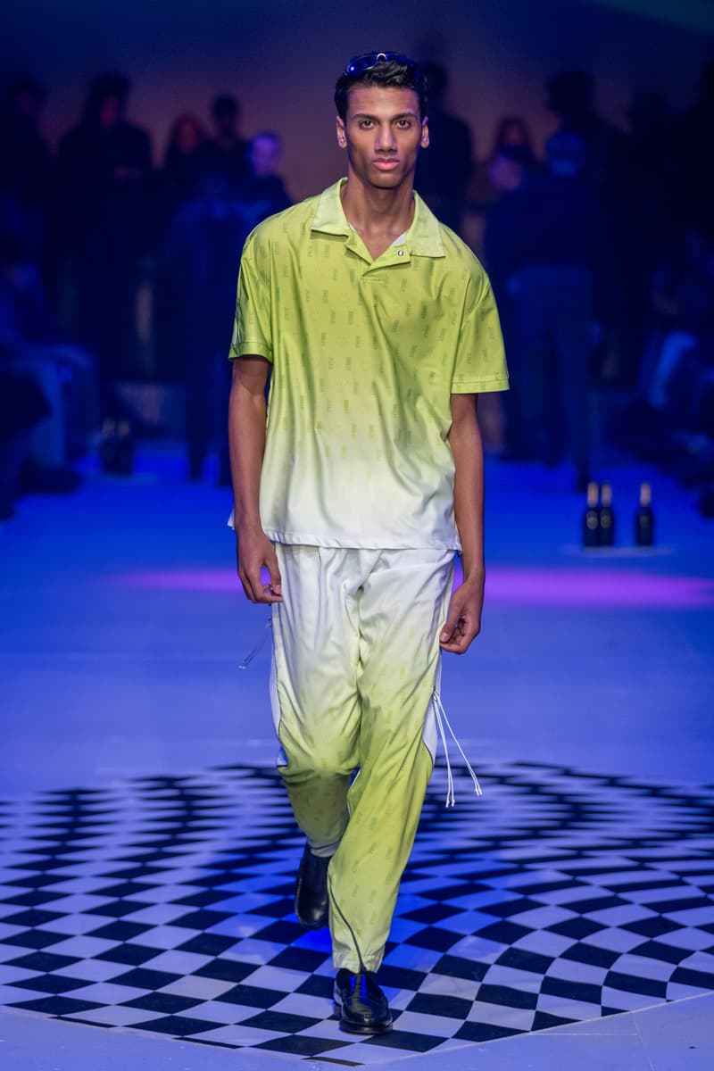 Saul Nash Fall Winter 2024 London Fashion Week menswear womenswear jourdan dunn runway show mc rave hip hop dance