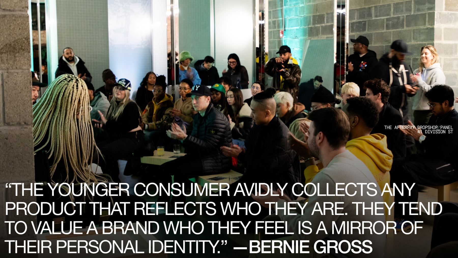 Afterpay Drop Culture Panel With Industry Experts Bernie Gross Extra Butter Luke NYC