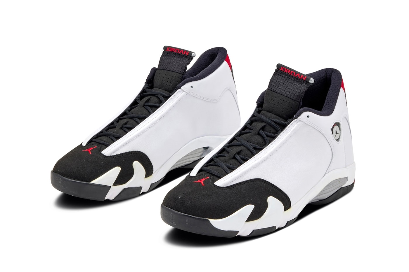 Air Jordan 14 "Black Toe" Slated To Return Later This Year jordan brand michael jordan jumpman hightop basketball shoes 487471-160 White/Black-Varsity Red-Metallic Silver