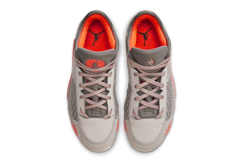 Air Jordan 38 Low Gears up for the Olympics With New "Torch" Colorway Cement Grey/Hyper Crimson-Particle Beige-Cool Grey paris jordan brand michael jordan jumpman nike swoosh