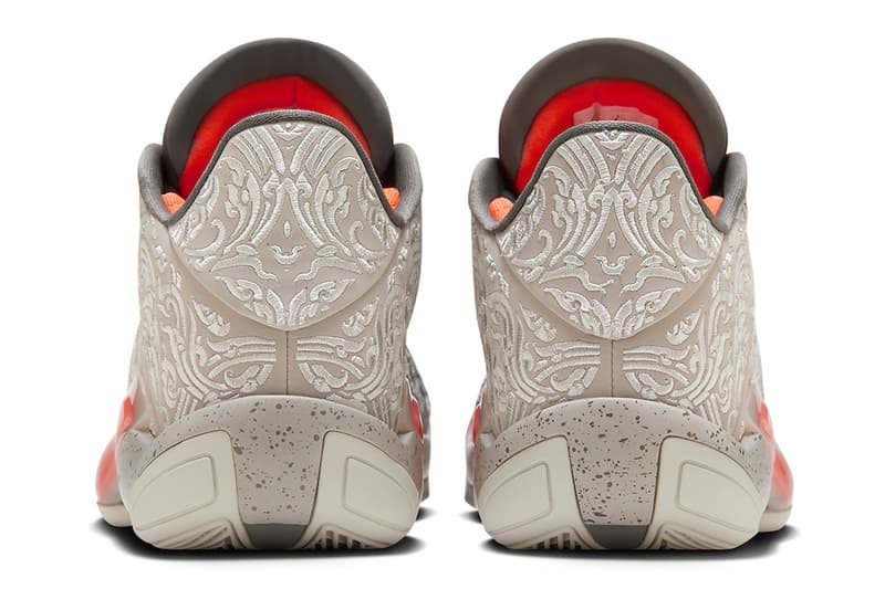 Air Jordan 38 Low Gears up for the Olympics With New "Torch" Colorway Cement Grey/Hyper Crimson-Particle Beige-Cool Grey paris jordan brand michael jordan jumpman nike swoosh