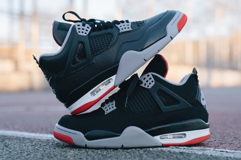 Air Jordan 4 Bred Reimagined vs. 2019 Air Jordan 4 Bred release date store info comparison breakdown pics photos visuals