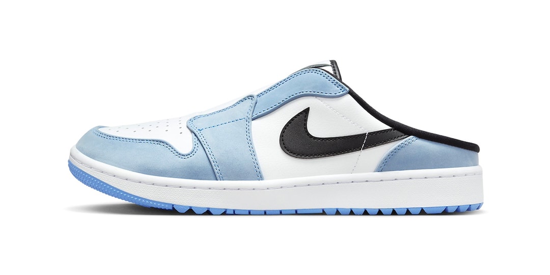 Official Look at the Air Jordan Mule Golf "University Blue"