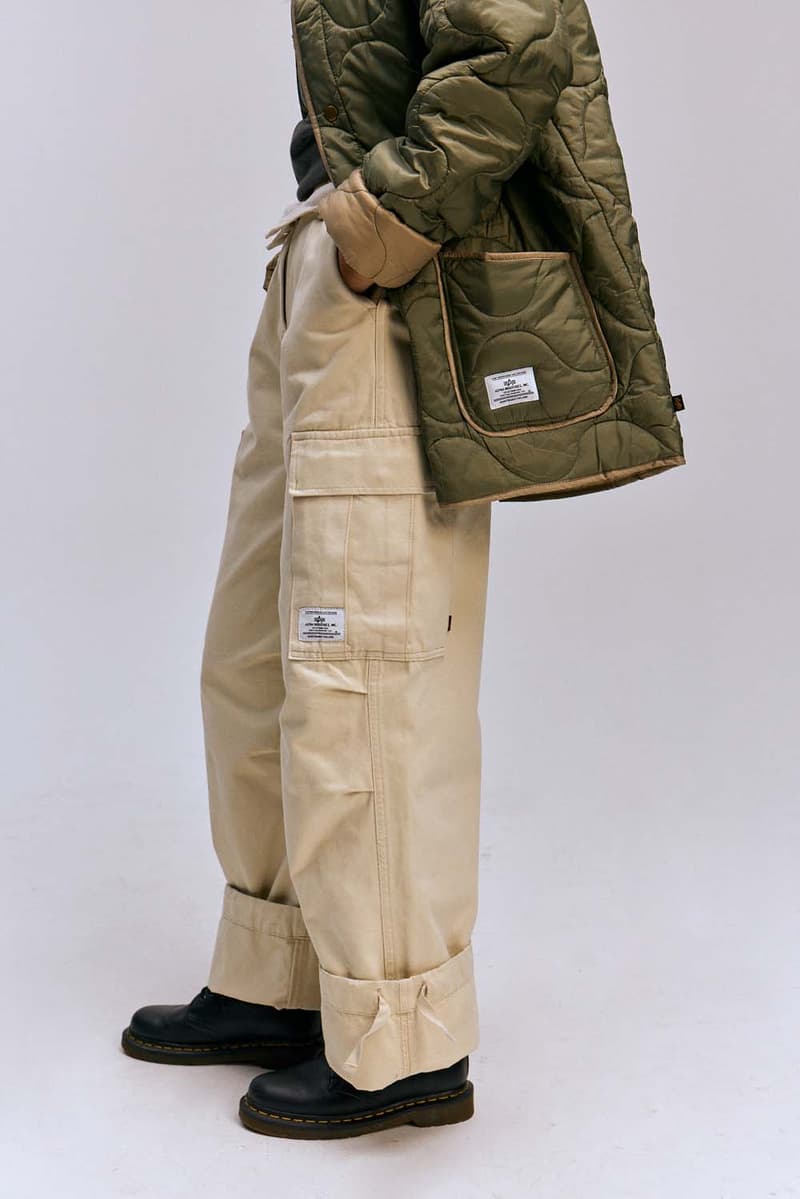 Alpha Industries Spring/Summer 2024 lookbook collection camo military bomber jackets tops pants trousers army campaign