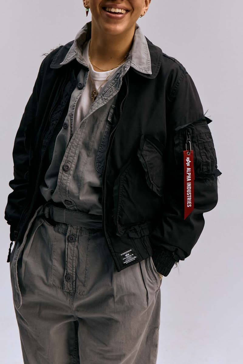 Alpha Industries Spring/Summer 2024 lookbook collection camo military bomber jackets tops pants trousers army campaign