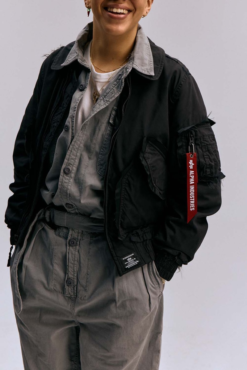 Alpha Industries Spring/Summer 2024 lookbook collection camo military bomber jackets tops pants trousers army campaign