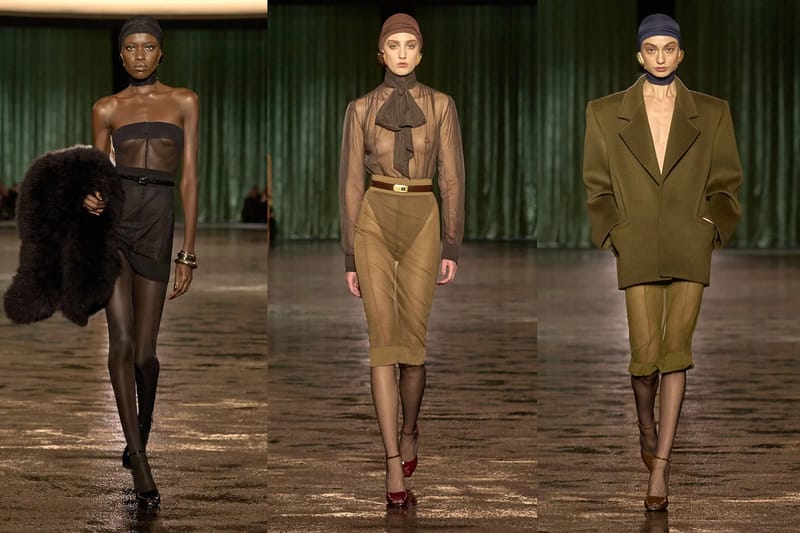 Anthony Vaccarello Is Transparent With Sexiness for Saint Laurent FW24