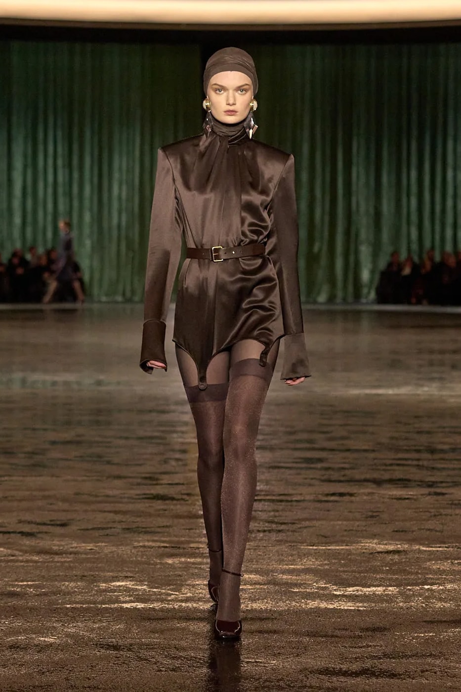 Anthony Vaccarello Is Transparent With Fragility for Saint Laurent FW24 Paris Fashion Week pfw fall winter 2024 sheer transparencies exhibit