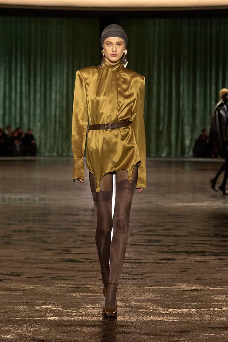 Anthony Vaccarello Is Transparent With Fragility for Saint Laurent FW24 Paris Fashion Week pfw fall winter 2024 sheer transparencies exhibit