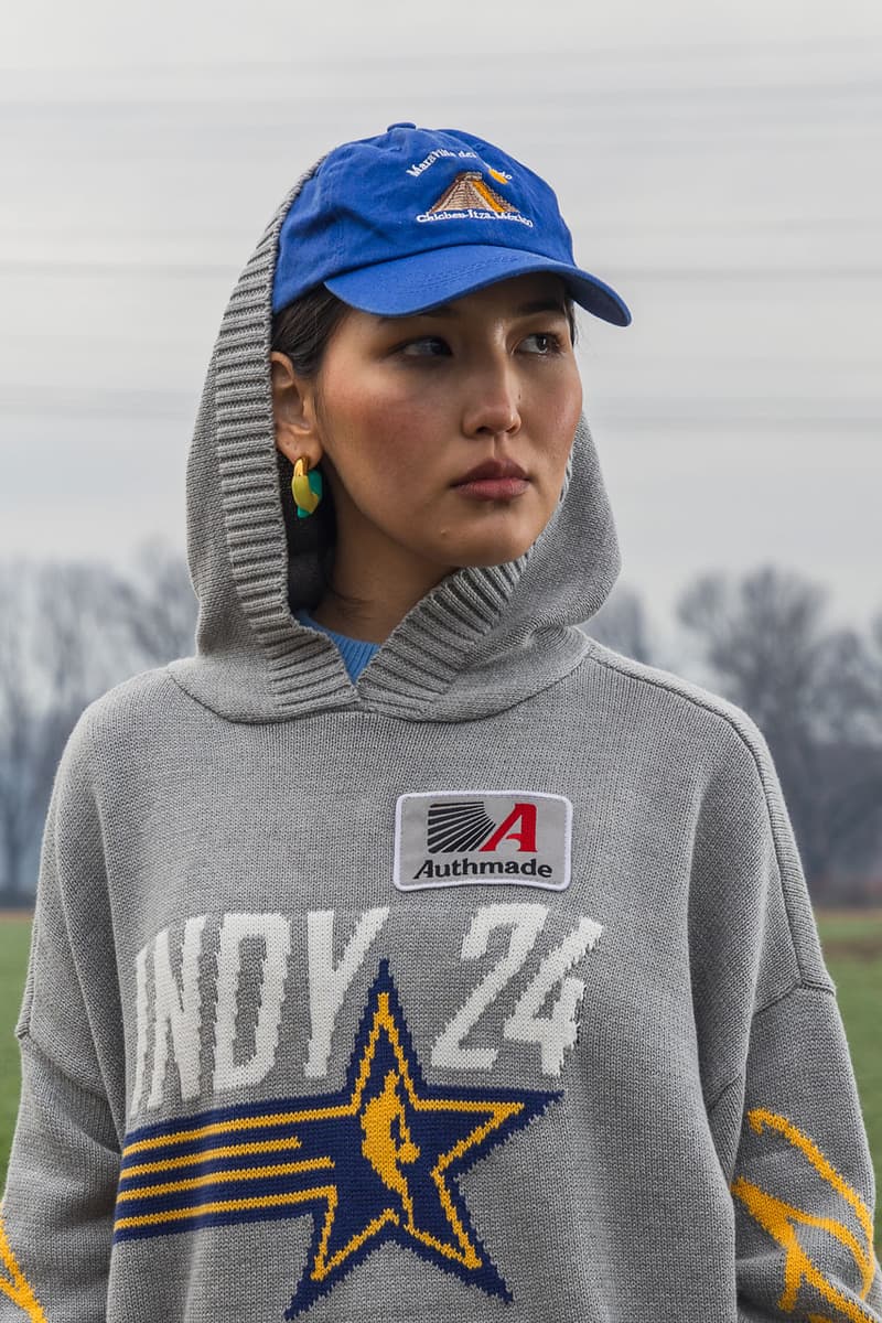 Authmade Merges Motorspot and Basketball in NBA All-Star 2024 Capsule indiana racing nascar link drop release weekend game indianapolis link drop game hoodie jacket lookbook 