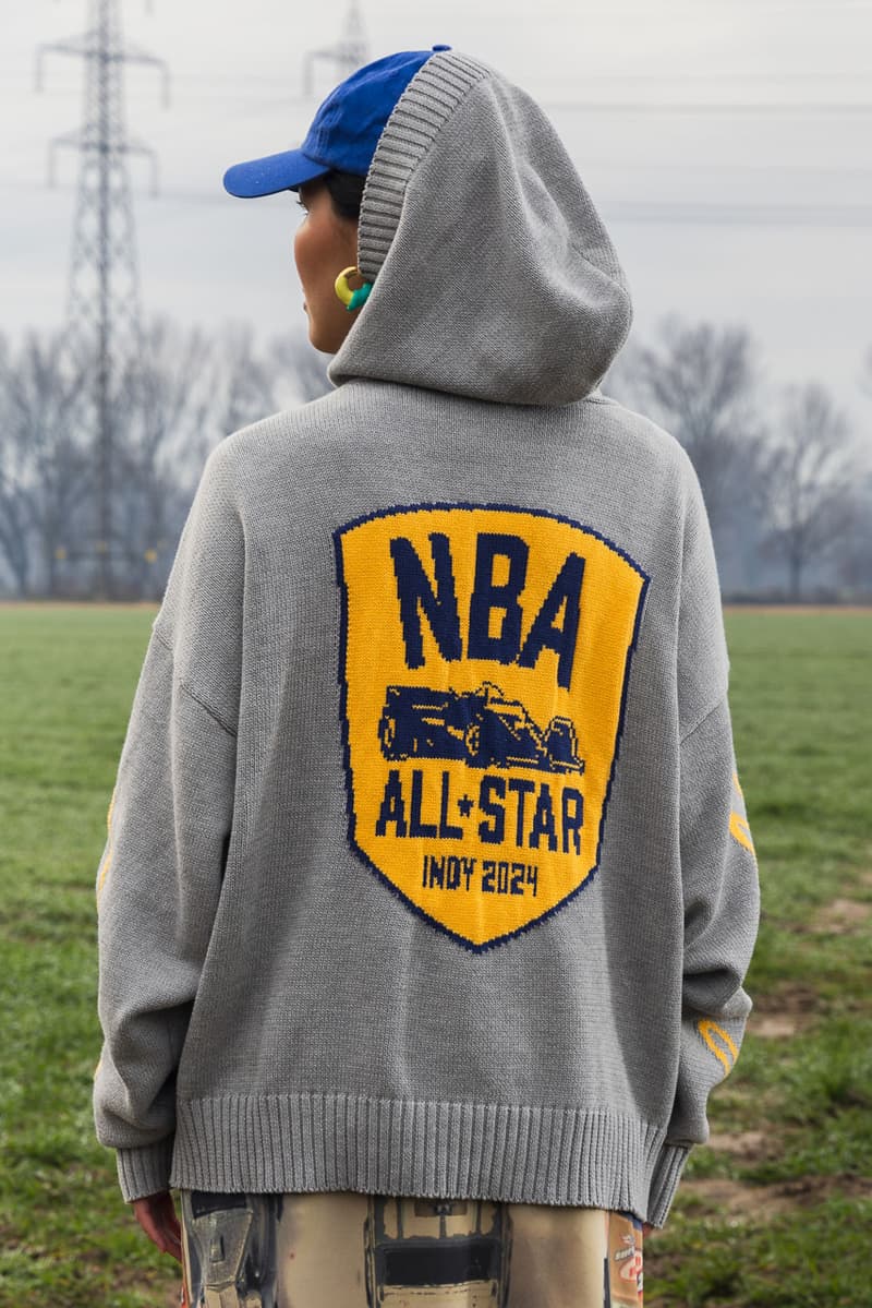 Authmade Merges Motorspot and Basketball in NBA All-Star 2024 Capsule indiana racing nascar link drop release weekend game indianapolis link drop game hoodie jacket lookbook 