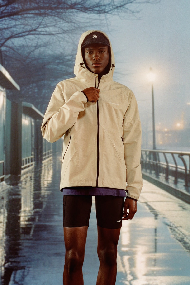 bandit running apparel sports brand spring 2024 collection launch details lookbook view shorts windbreaker rain jacket womens crop performance