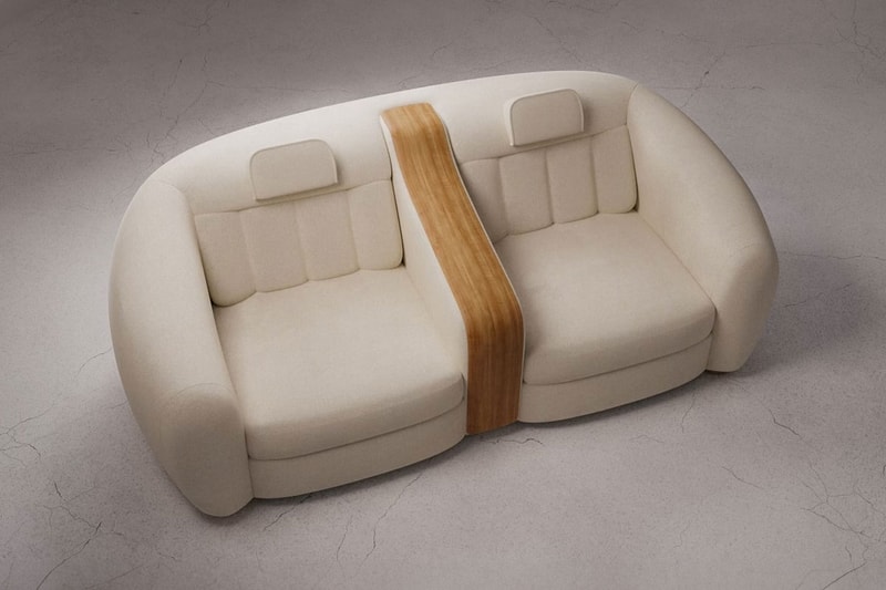 Benjamin Fainlight Rolls Royce x Jean Royere Sofa Info