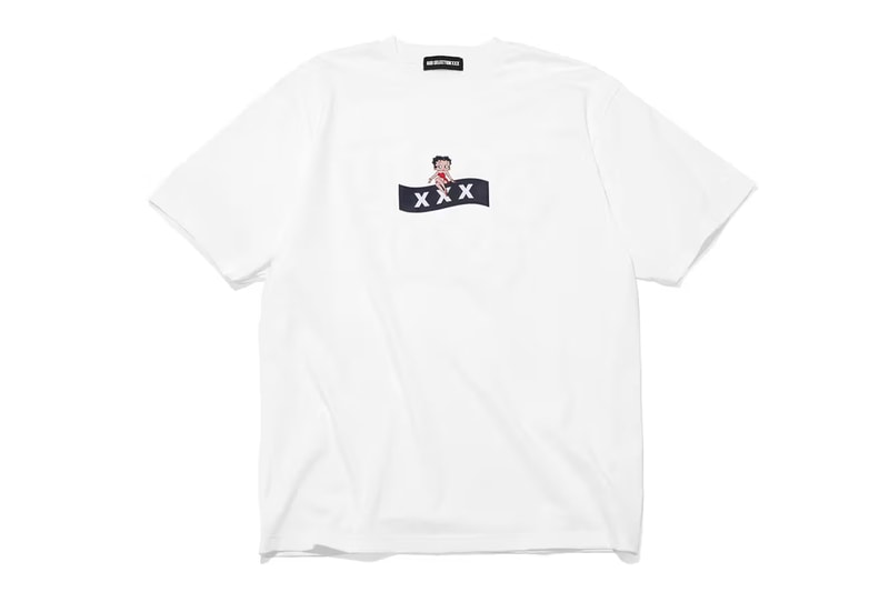 god selection xxx betty boop collaboration crewneck sweatshirt hoodie t shirt sex official release date info phots price store list buying guide 