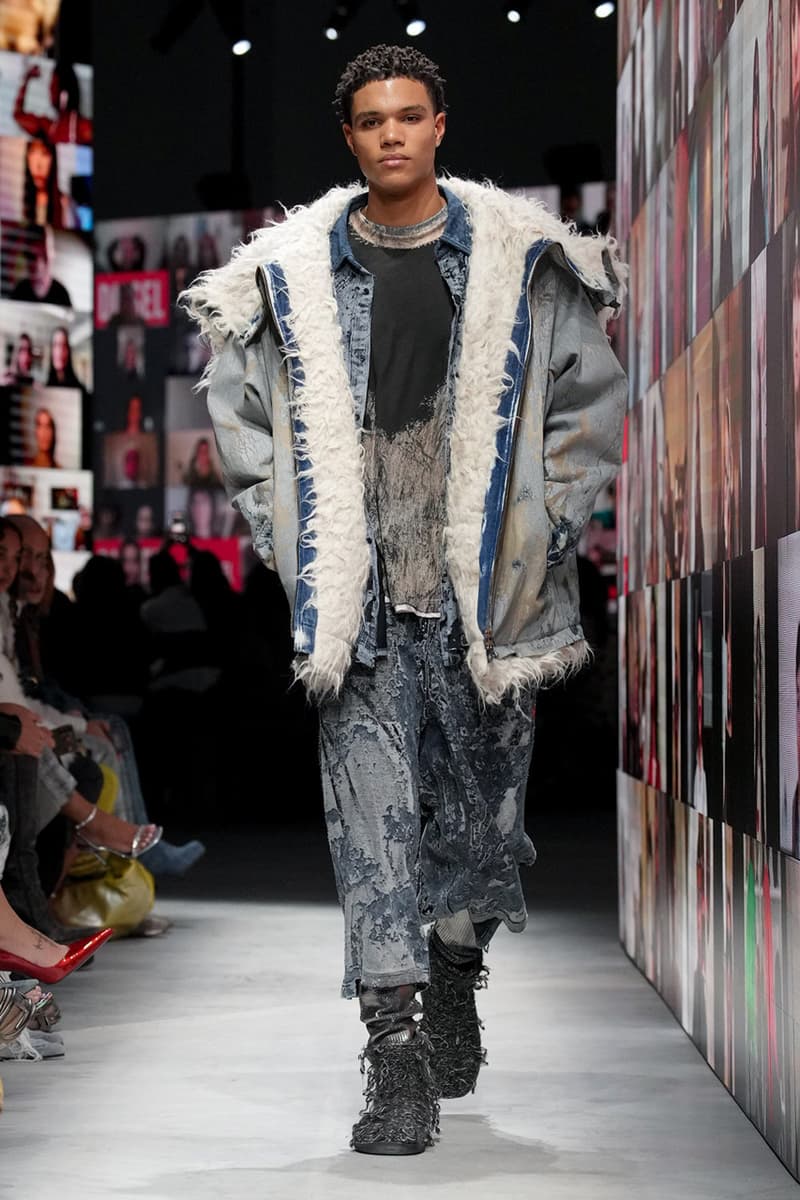 Diesel Fall/Winter 2024 Collection Milan Fashion Week FW24 Runway Images