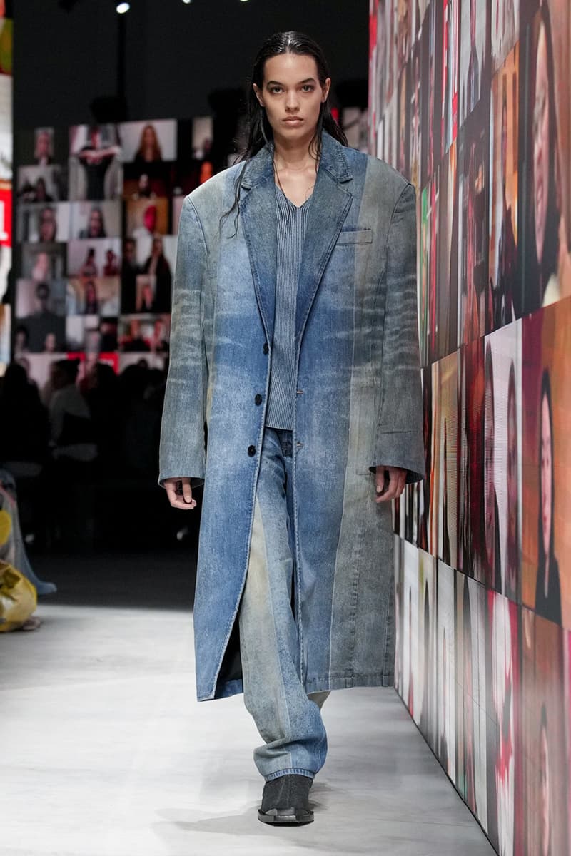 Diesel Fall/Winter 2024 Collection Milan Fashion Week FW24 Runway Images