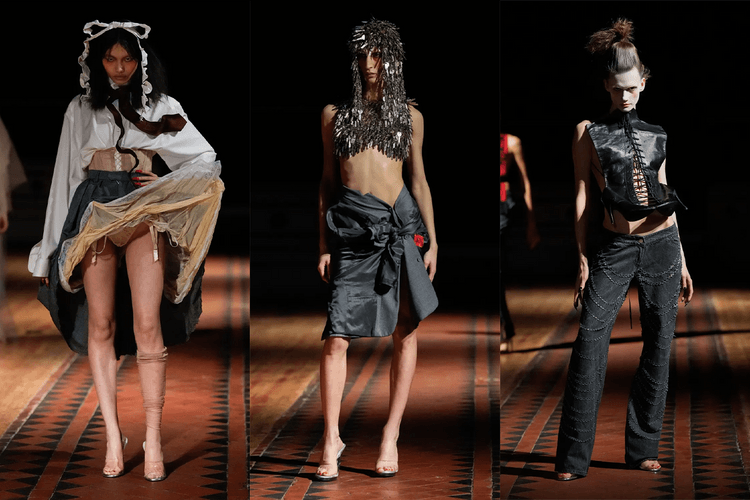 Dilara Fındıkoğlu "Destroys the Corporate Man" at London Fashion Week