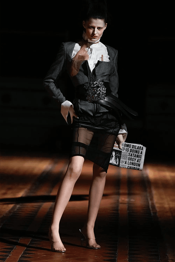 Dilara Findikoglu Fall Winter 2024 London Fashion Week womenswear runway show