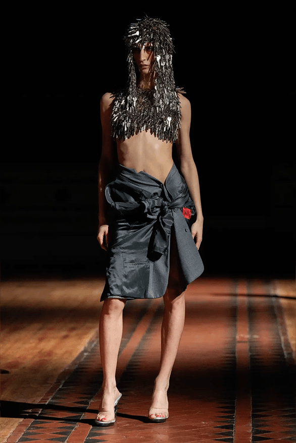 Dilara Findikoglu Fall Winter 2024 London Fashion Week womenswear runway show