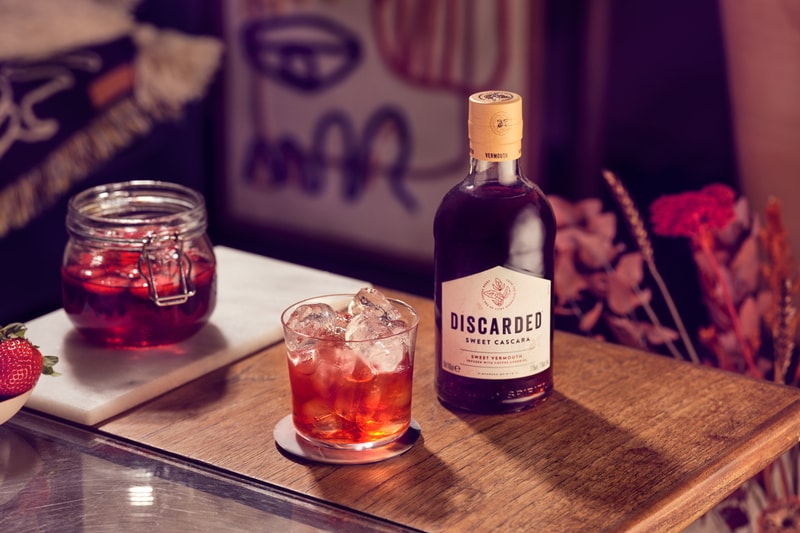 discarded spirits waste reimagine repurpose drinks vermouth sweet cascara banana peel rum grape skin vodka dukes bar London William Grant & Sons