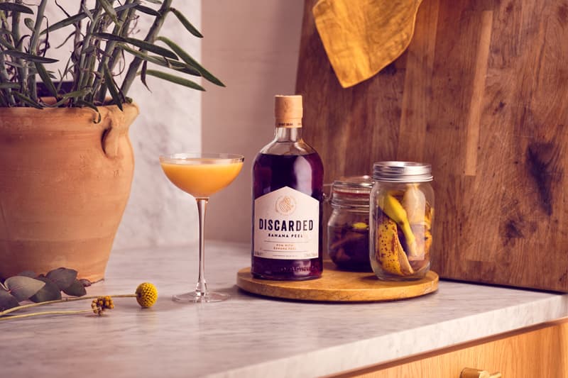 discarded spirits waste reimagine repurpose drinks vermouth sweet cascara banana peel rum grape skin vodka dukes bar London William Grant & Sons