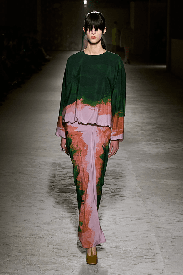 Dries Van Noten Fall Winter 2024 Collection womenswear runway show