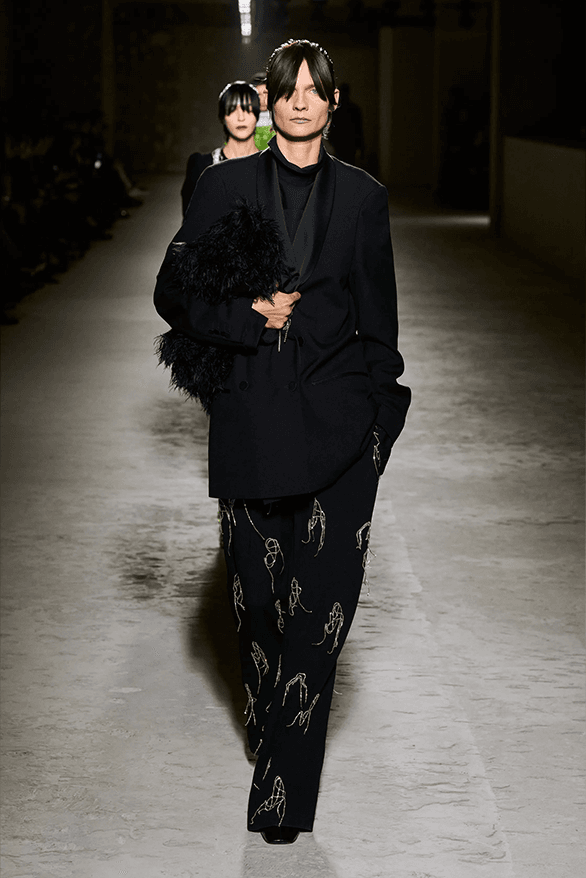 Dries Van Noten Fall Winter 2024 Collection womenswear runway show