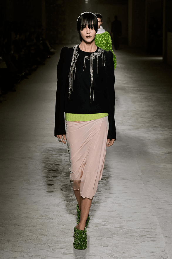 Dries Van Noten Fall Winter 2024 Collection womenswear runway show
