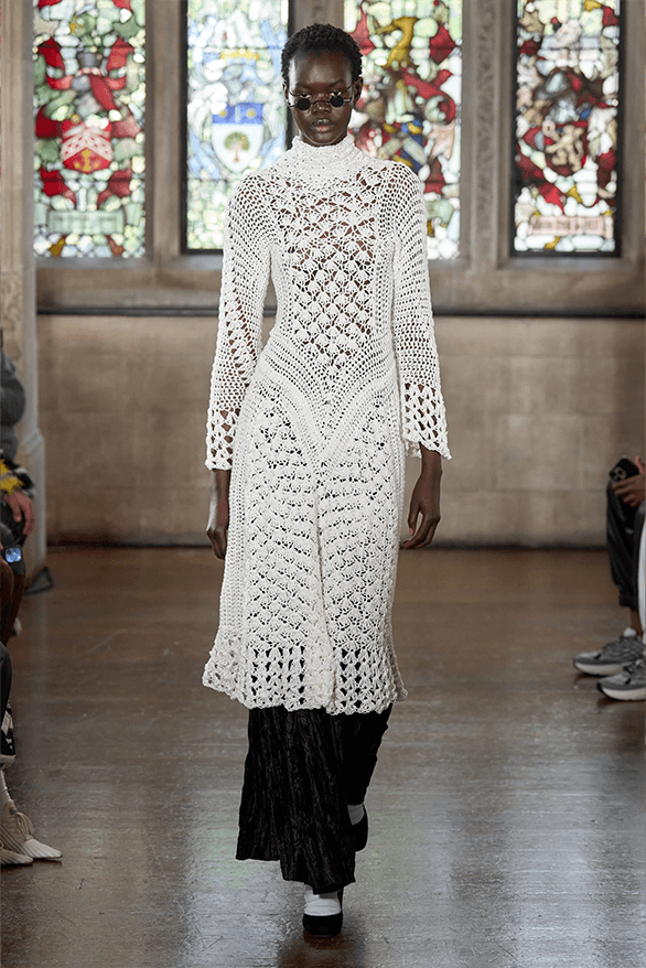 Edward Crutchley Fall Winter 2024 London Fashion Week menswear womenswear runway show