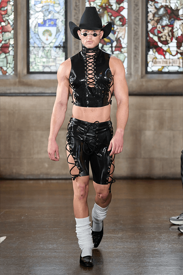 Edward Crutchley Fall Winter 2024 London Fashion Week menswear womenswear runway show
