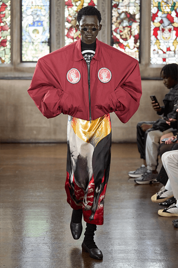 Edward Crutchley Fall Winter 2024 London Fashion Week menswear womenswear runway show