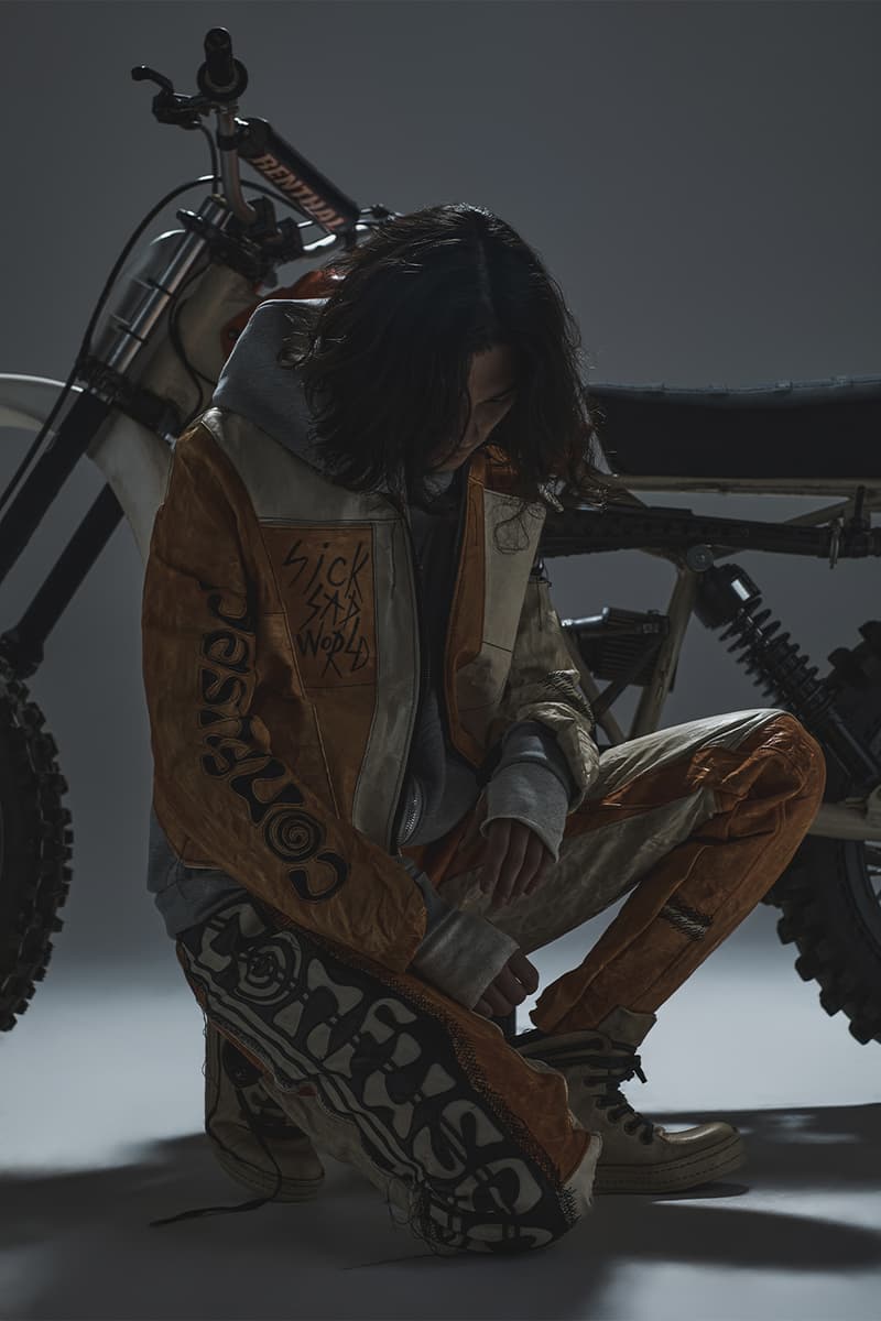 Elliott Evan Is Nostalgic in His Debut Collection "Years in Memory // Race Team" biker vintage dirt bike aesthetic racing outfits