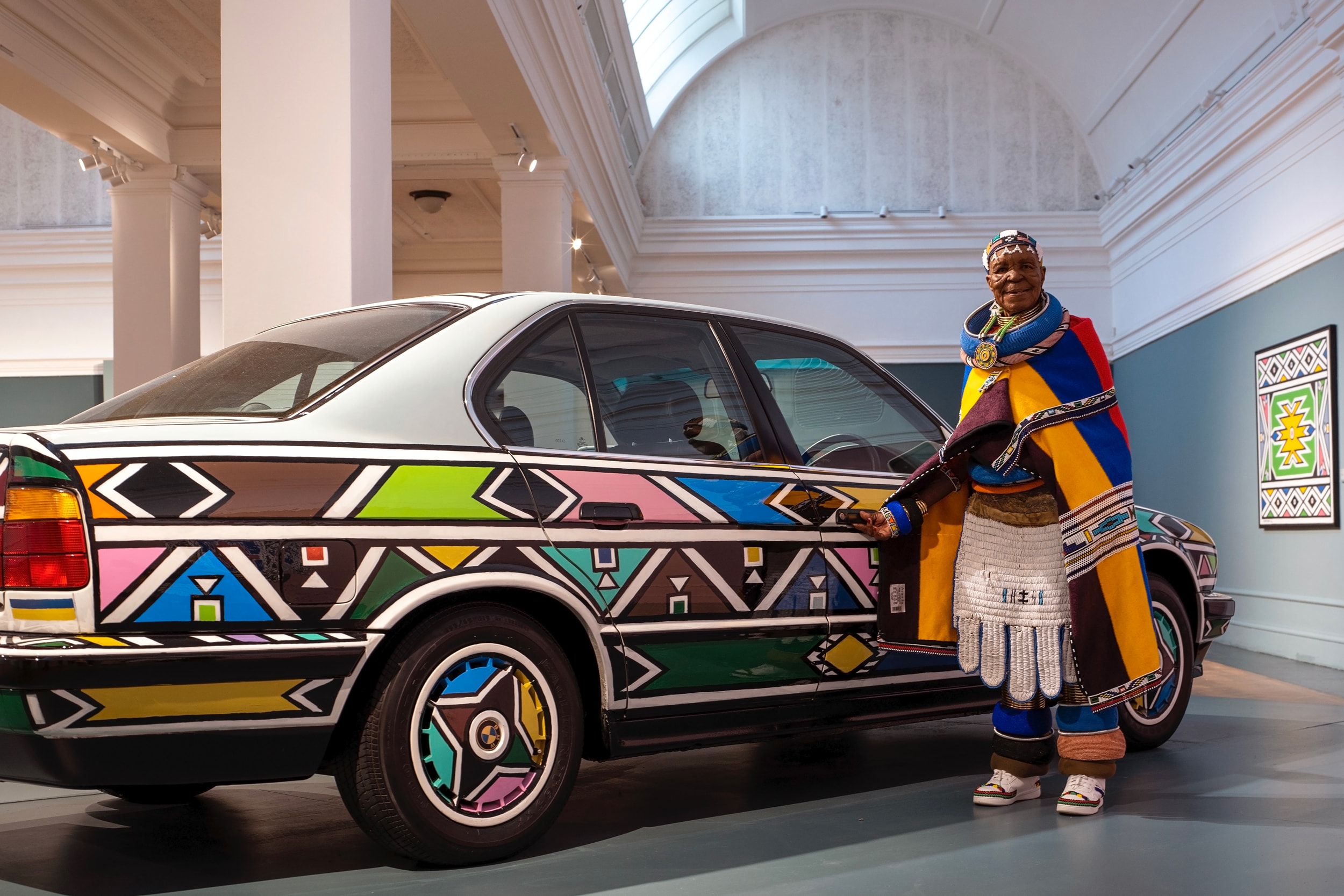 Then I Knew I Was Good at Painting: Esther Mahlangu bmw exhibition iziko museums of south africa