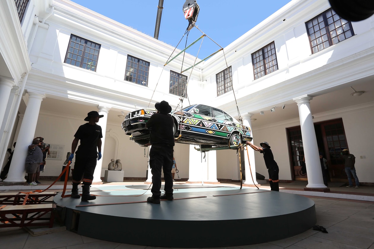 Then I Knew I Was Good at Painting: Esther Mahlangu bmw exhibition iziko museums of south africa