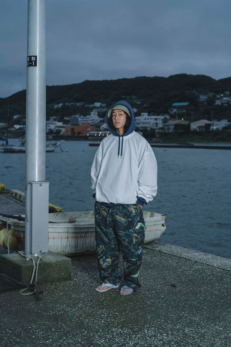 Evisen Skateboards Unveils Its Extensive SS24 Collection hoodie skateboard japan drop release price college lookbook hat shirt flannel pants jean denim discovery jacket sweatshirt cotton embroidery pine tree camo pattern accessories link instagram saturday february 10 japan