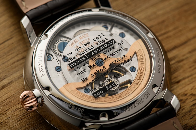 Frederique Constant x seconde/seconde/Limited Edition Release Info