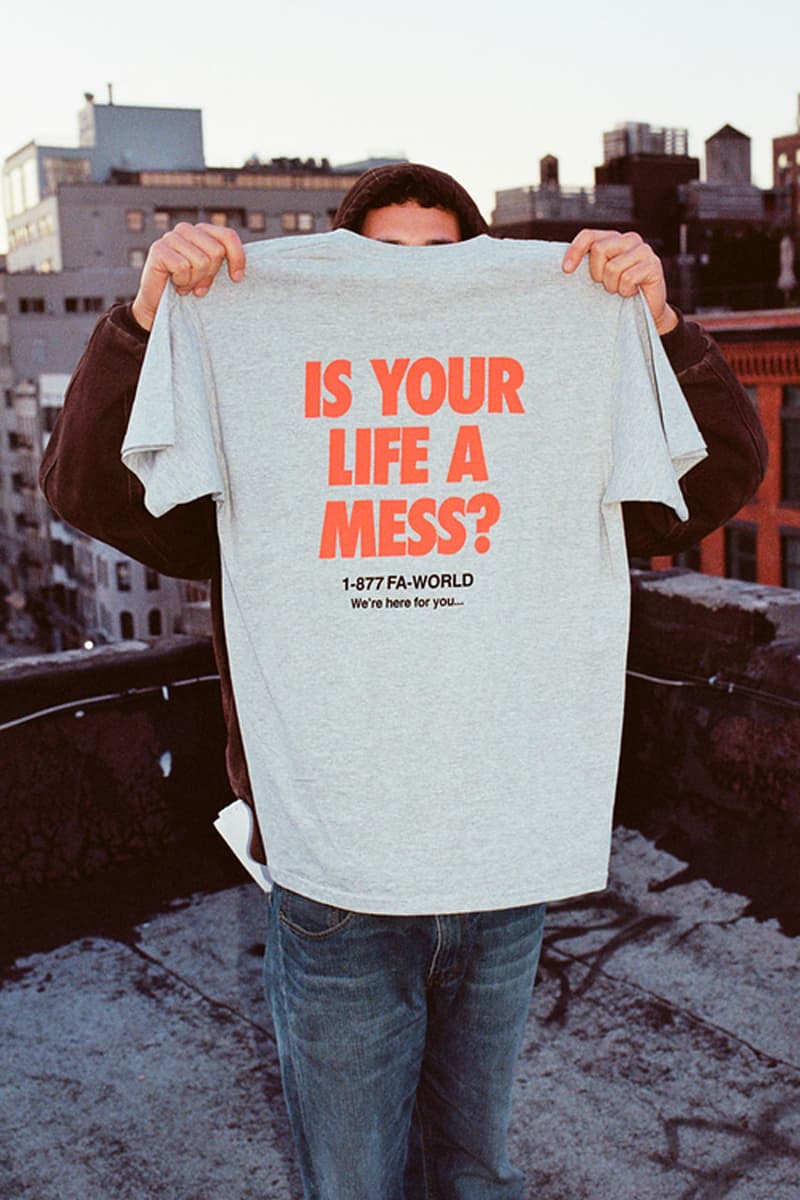 Is Your Life a Mess? Fucking Awesome SS24 Has Got You lookbook release info drop price link skate streetwear fashion hoodie nylon outerwear denim pants crewneck apparel accessories hat beanie camo 