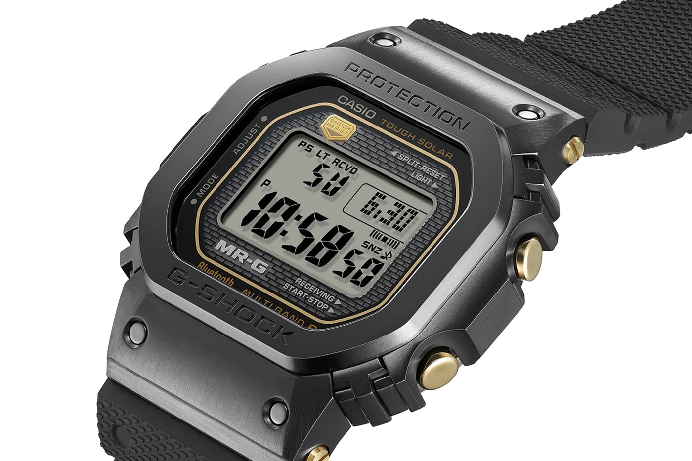 G-SHOCK MRGB5000 watch silhouette classic iconic timeless model bezel features digital interface shape price buy online now